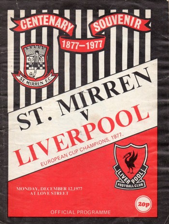 Match programme